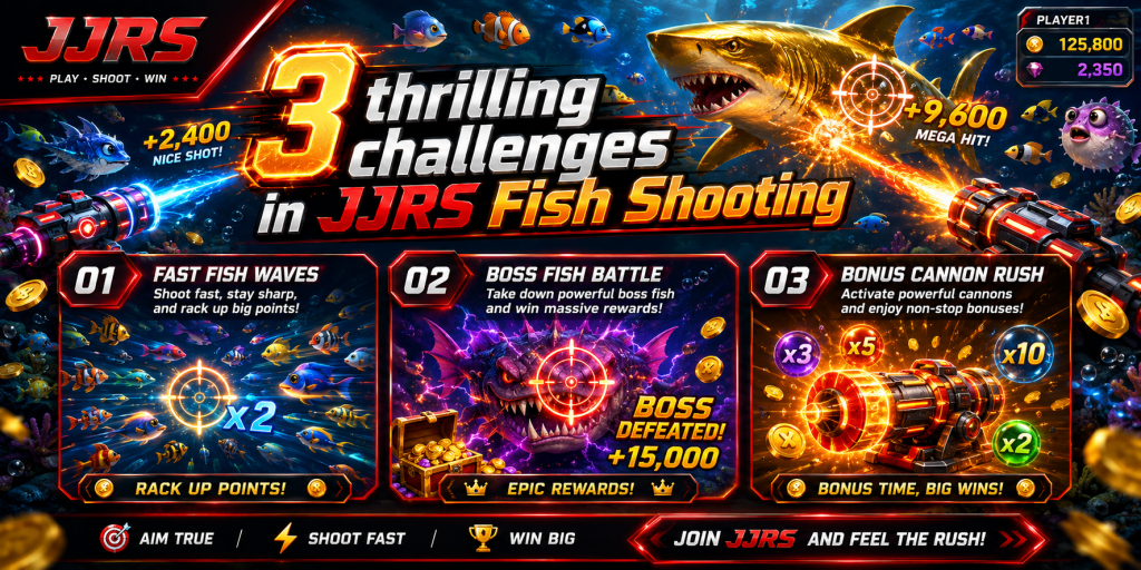 3 thrilling challenges in JJRS Fish Shooting