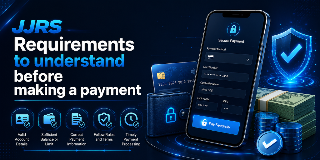 Requirements to understand before making a payment