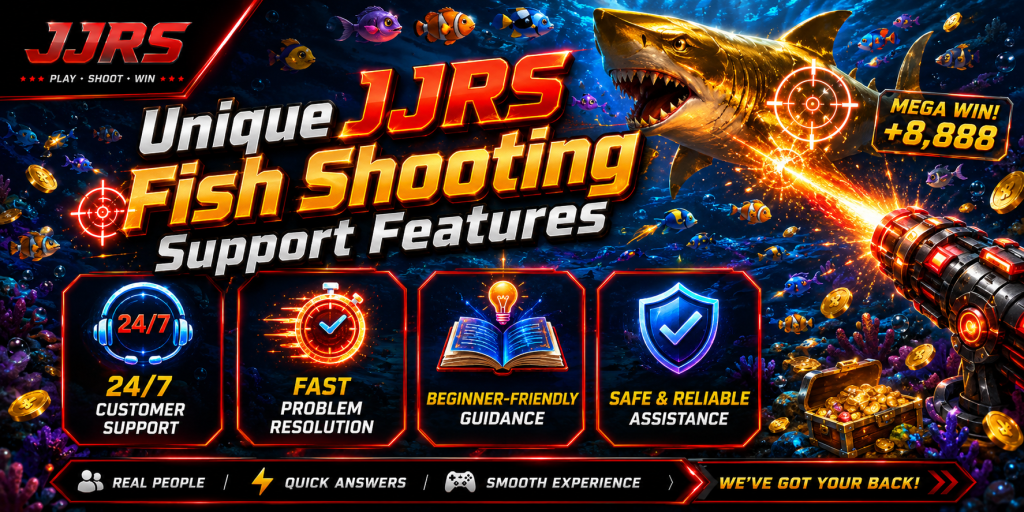 Unique JJRS Fish Shooting support features